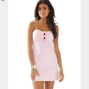 NWT Lilly Pulitzer Pink Petra Seersucker Dress